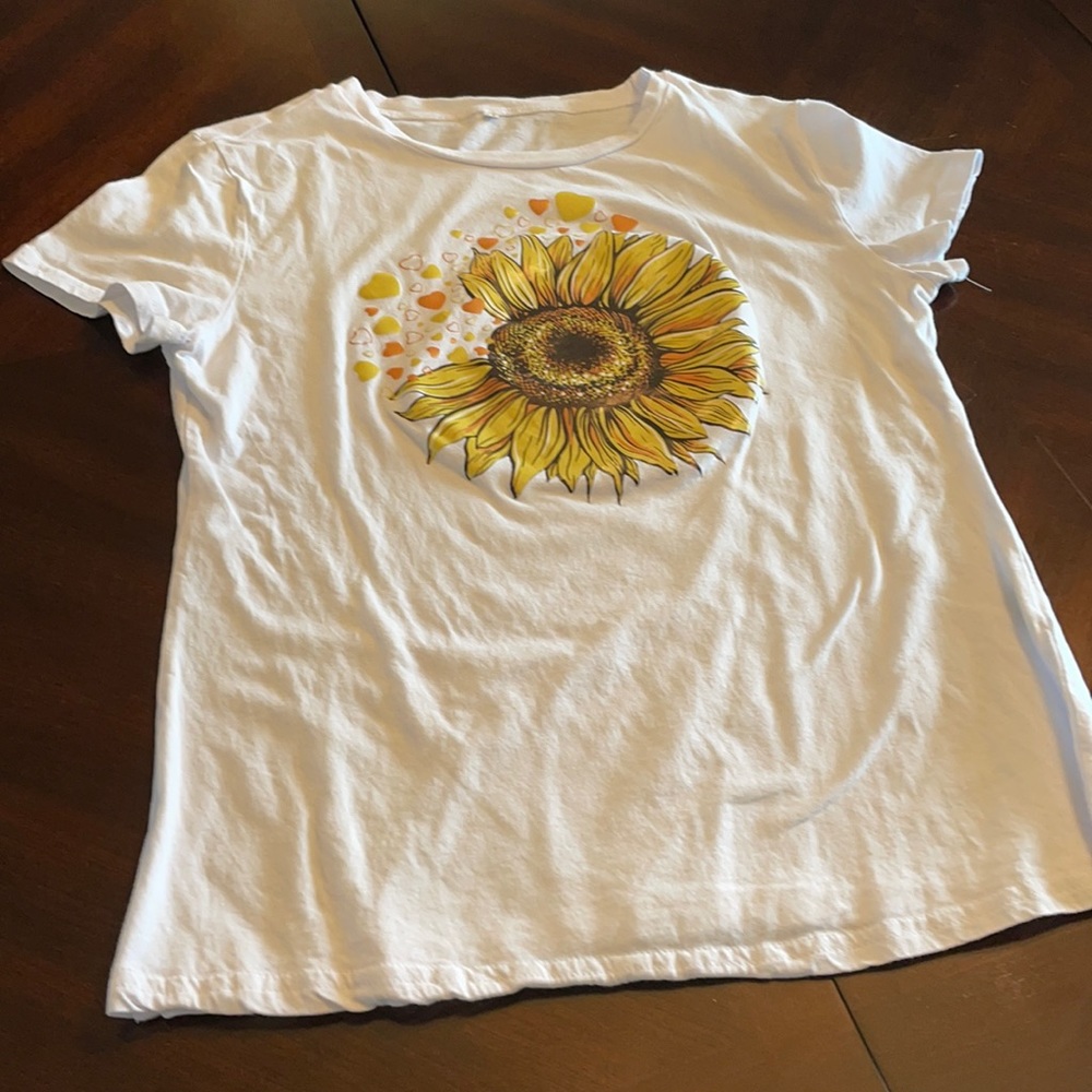 Girls Sunflower top
